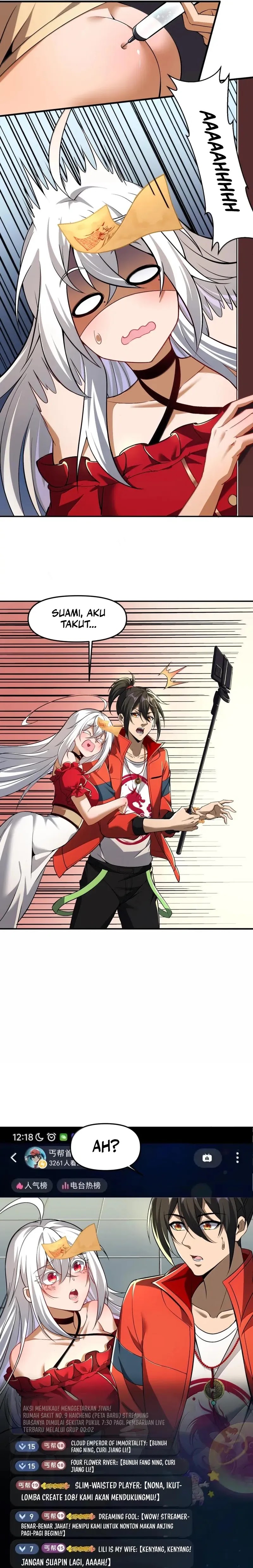 During The Live Streaming, I Proposed To A Female Ghost Chapter 57 Gambar 5