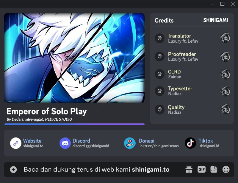 Emperor Of Solo Play Chapter 20 Gambar 1