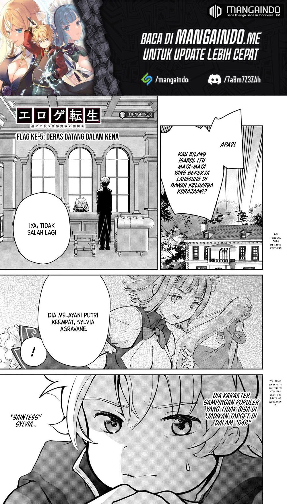 Eroge Tensei Unmei ni Aragau Kane Buta Kizoku no Funtouki Chapter 05 Gambar 2