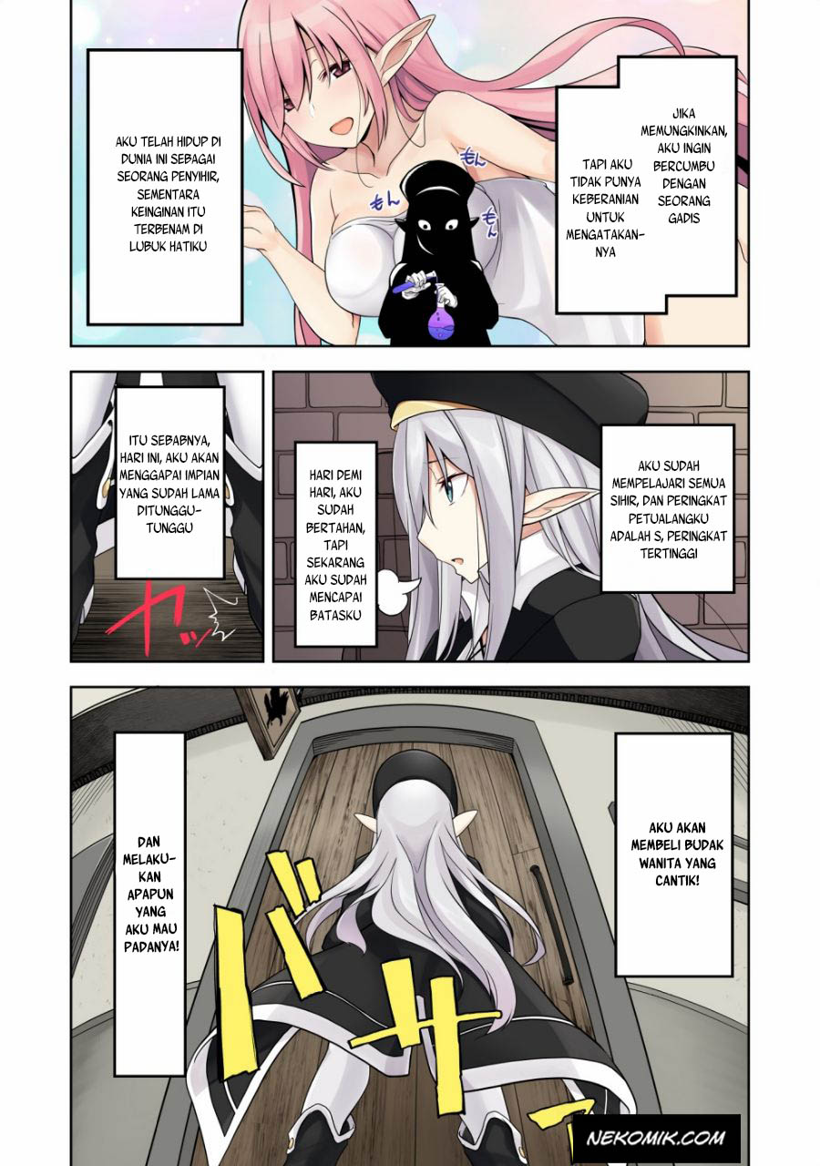 Eroi Koto Suru Tame ni Kyonyuu Bishoujo Dorei o Katta Hazu ga, Oshishou-sama to Shitawa Rete Omotta Toori ni Ikanaku Naru Hanashi Chapter 01 Gambar 5