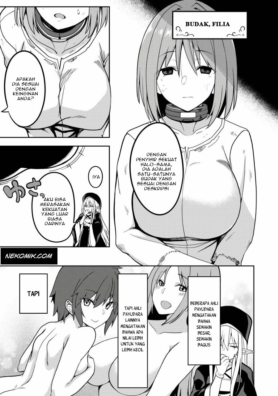 Eroi Koto Suru Tame ni Kyonyuu Bishoujo Dorei o Katta Hazu ga, Oshishou-sama to Shitawa Rete Omotta Toori ni Ikanaku Naru Hanashi Chapter 01 Gambar 10