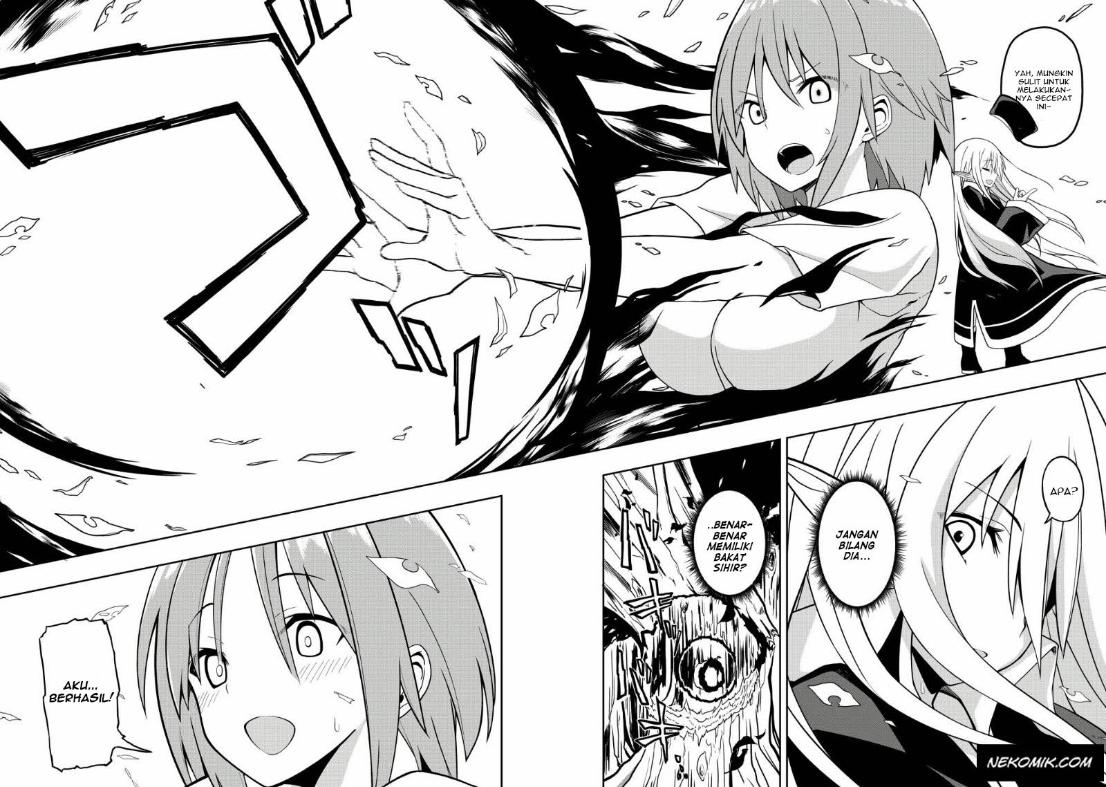 Eroi Koto Suru Tame ni Kyonyuu Bishoujo Dorei o Katta Hazu ga, Oshishou-sama to Shitawa Rete Omotta Toori ni Ikanaku Naru Hanashi Chapter 01 Gambar 35