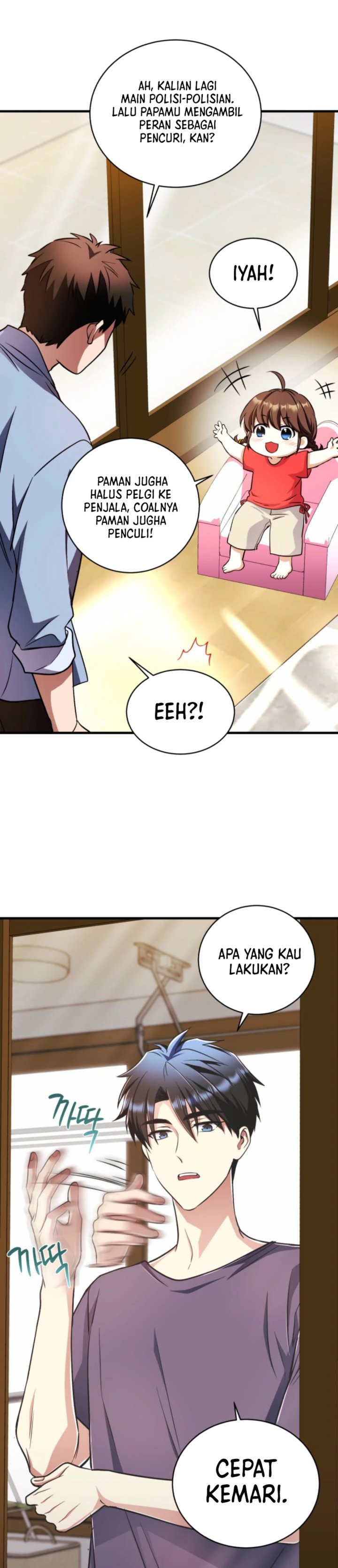 Even the Absolute Being Is a First-Time Dad Chapter 17 Gambar 35