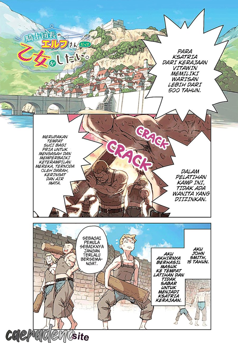 Even the Captain Knight, Miss Elf, Wants to be a Maiden Chapter 01 Gambar 2