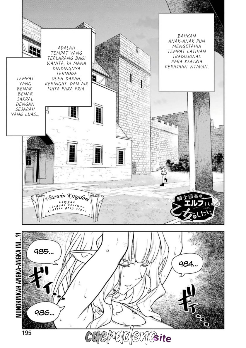 Even the Captain Knight, Miss Elf, Wants to be a Maiden Chapter 03 Gambar 2