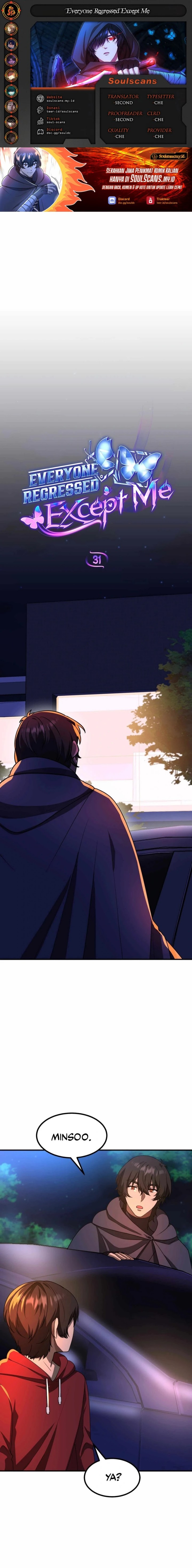 Everyone Regressed Except Me Chapter 31 Gambar 1