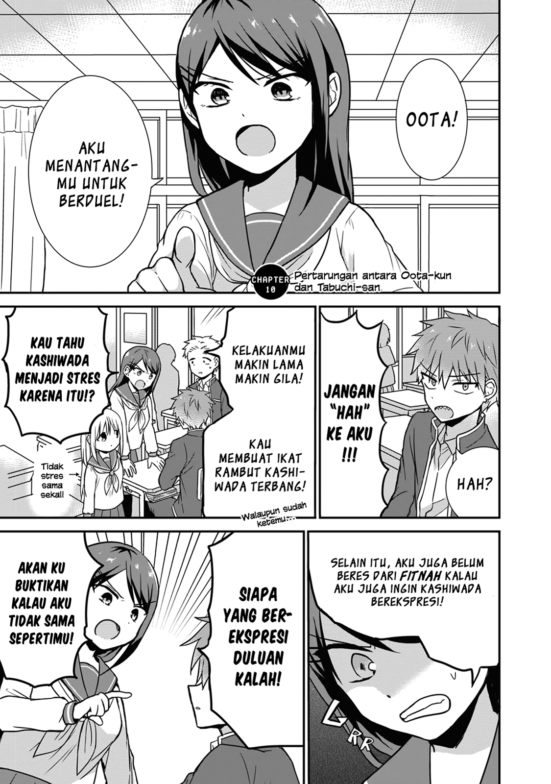 Expressionless Face Girl and Emotional Face Boy Chapter 10 Gambar 1
