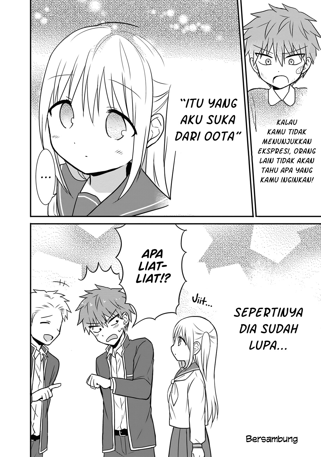 Expressionless Face Girl and Emotional Face Boy Chapter 13.5 Gambar 8