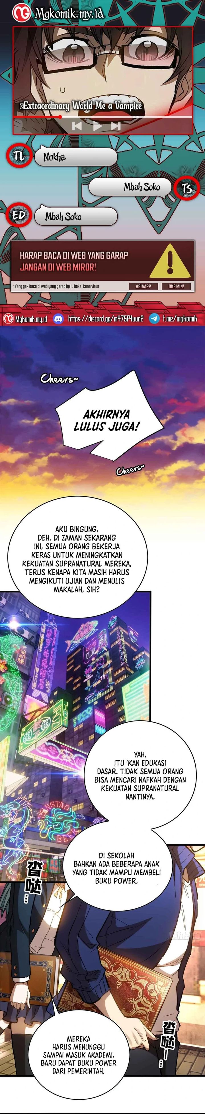 Extraordinary World?! Me… A Vampire?! Chapter 01 Gambar 1