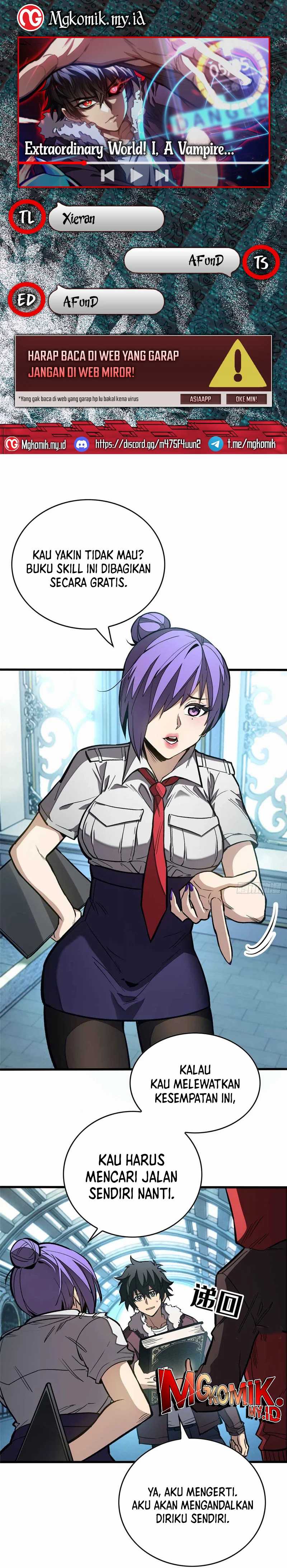Extraordinary World?! Me… A Vampire?! Chapter 04 Gambar 1