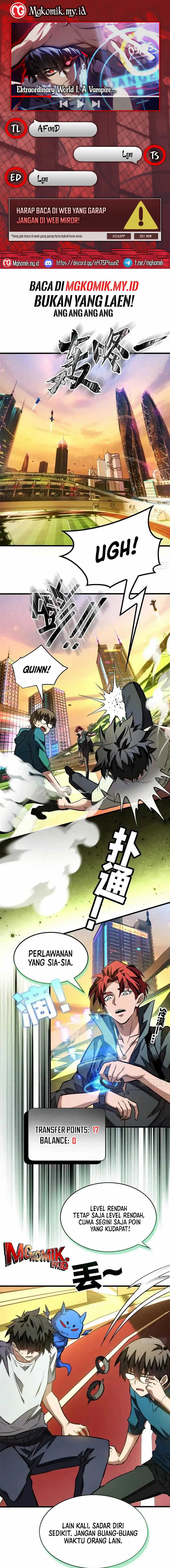 Extraordinary World?! Me… A Vampire?! Chapter 11 Gambar 1