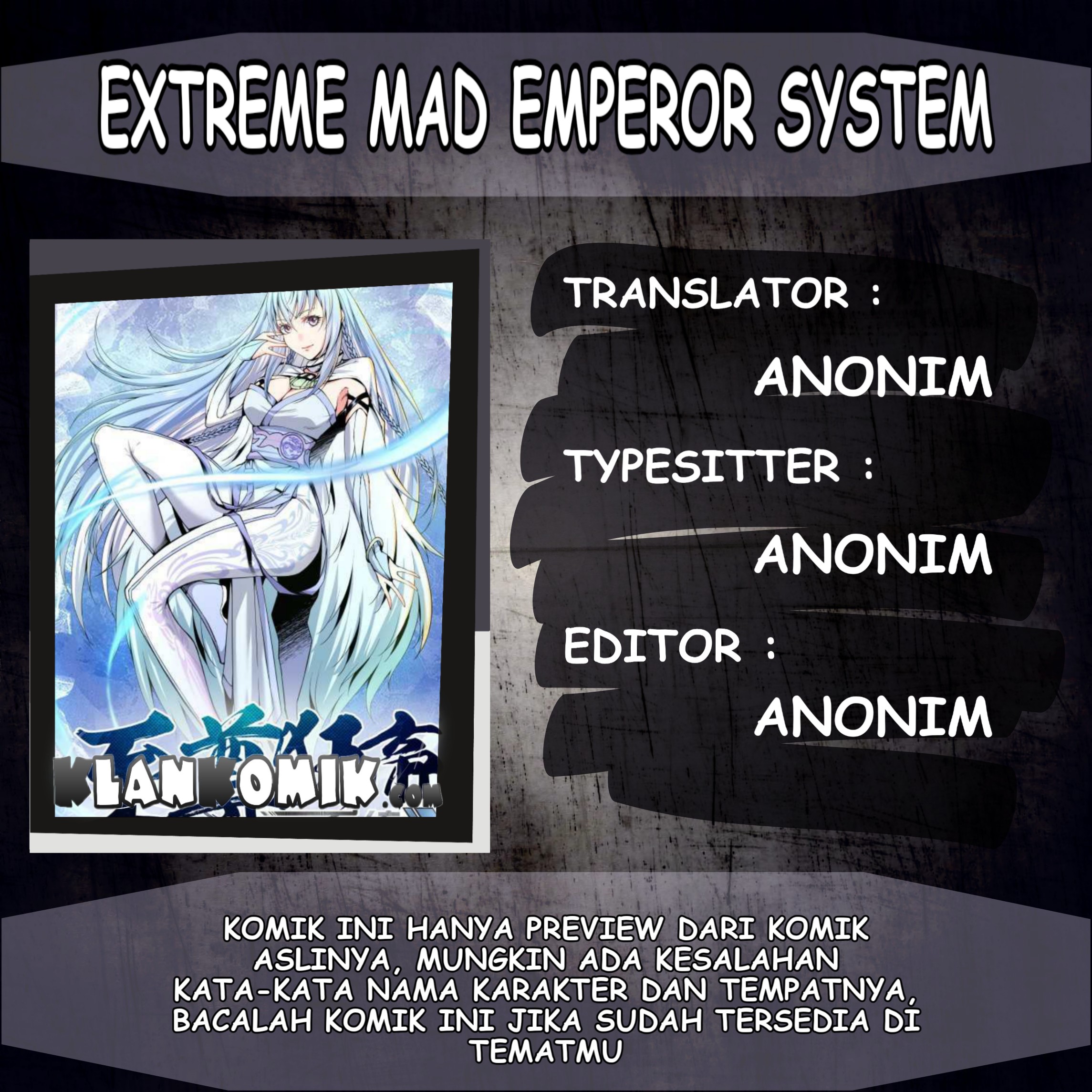 Extreme Mad Emperor System (Supreme Mad Emperor System) Chapter 01 Gambar 1