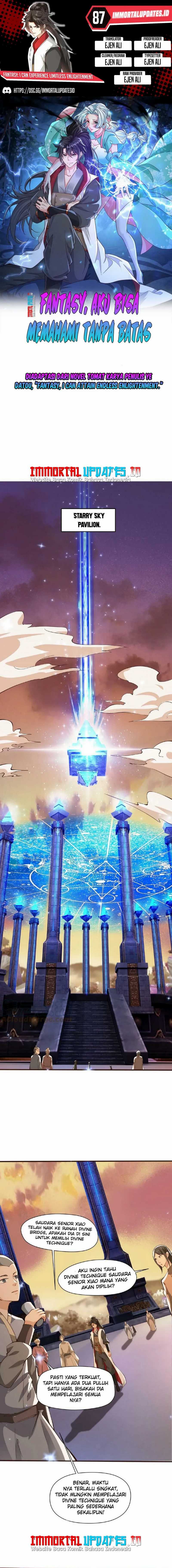Fantasy: I Can Experience Limitless Enlightenment Chapter 87 Gambar 1