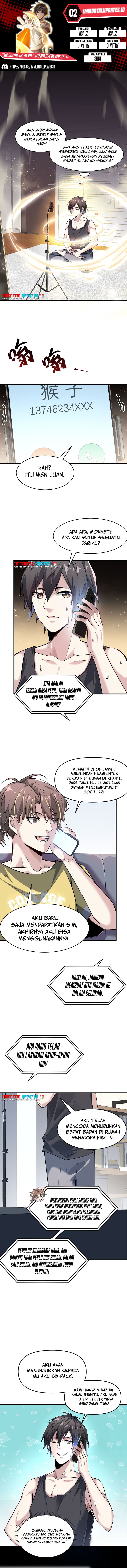 Following After the Livestream to Immortal Cultivator Chapter 02 Gambar 1