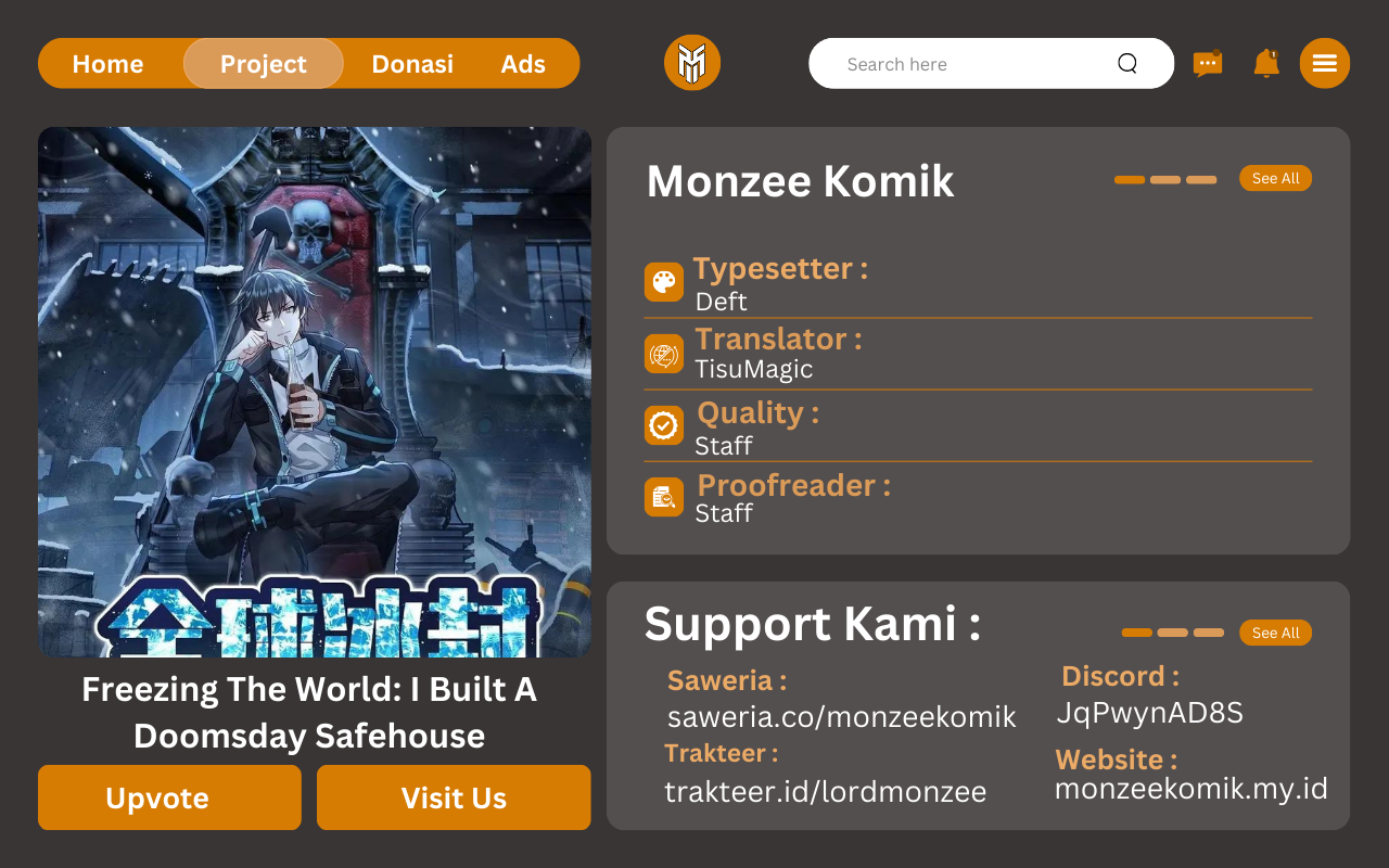 Freezing The World: I Built A Doomsday Safehouse Chapter 355 Gambar 1