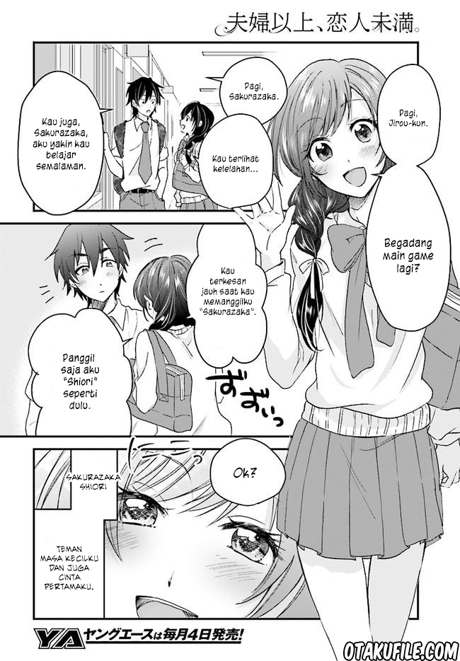 Fuufu Ijou Koibito Miman Chapter 01 Gambar 5