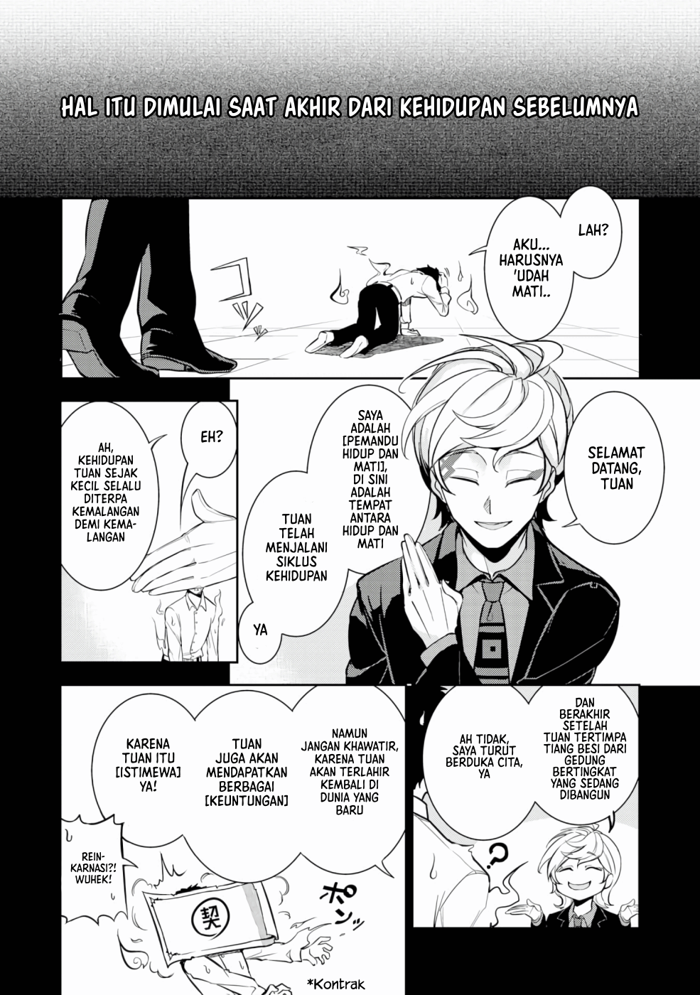 Fuun Kara no Saikyou Otoko (Unluckiness to the Strongest Man) Chapter 01.1 Gambar 5