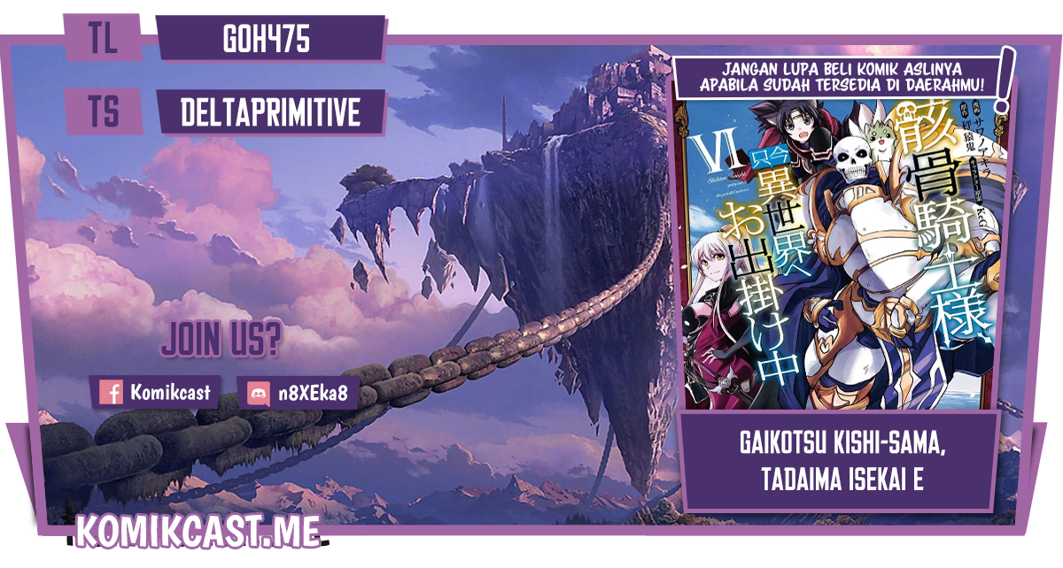 Gaikotsu Kishi-sama, Tadaima Isekai e Odekakechuu Chapter 51 Gambar 1