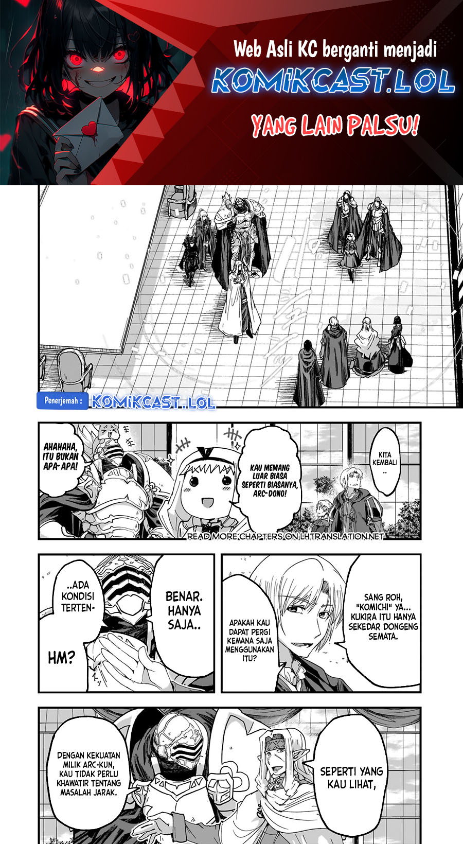 Gaikotsu Kishi-sama, Tadaima Isekai e Odekakechuu Chapter 61.2 Gambar 2