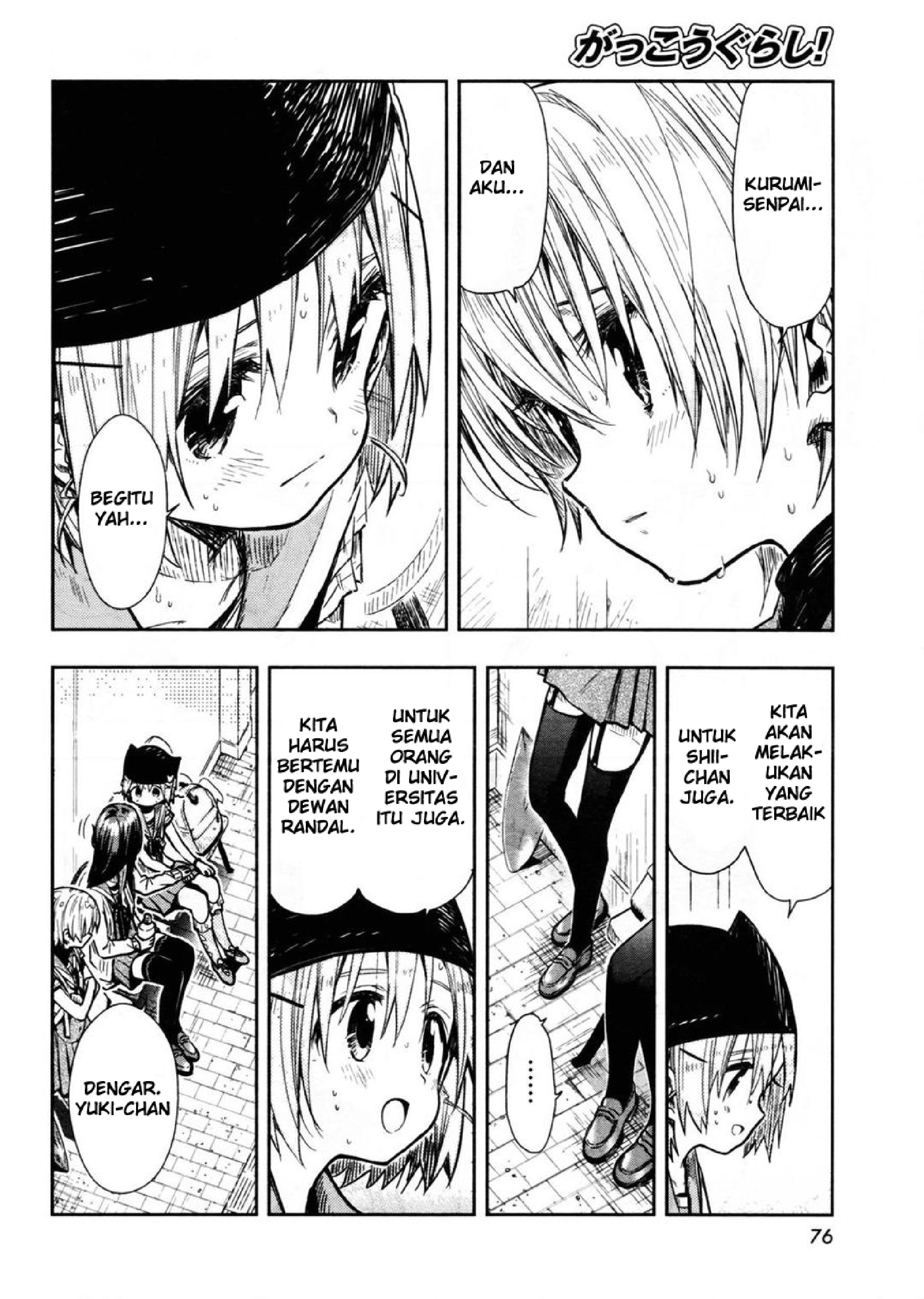 Gakkou Gurashi Chapter 67 Gambar 17