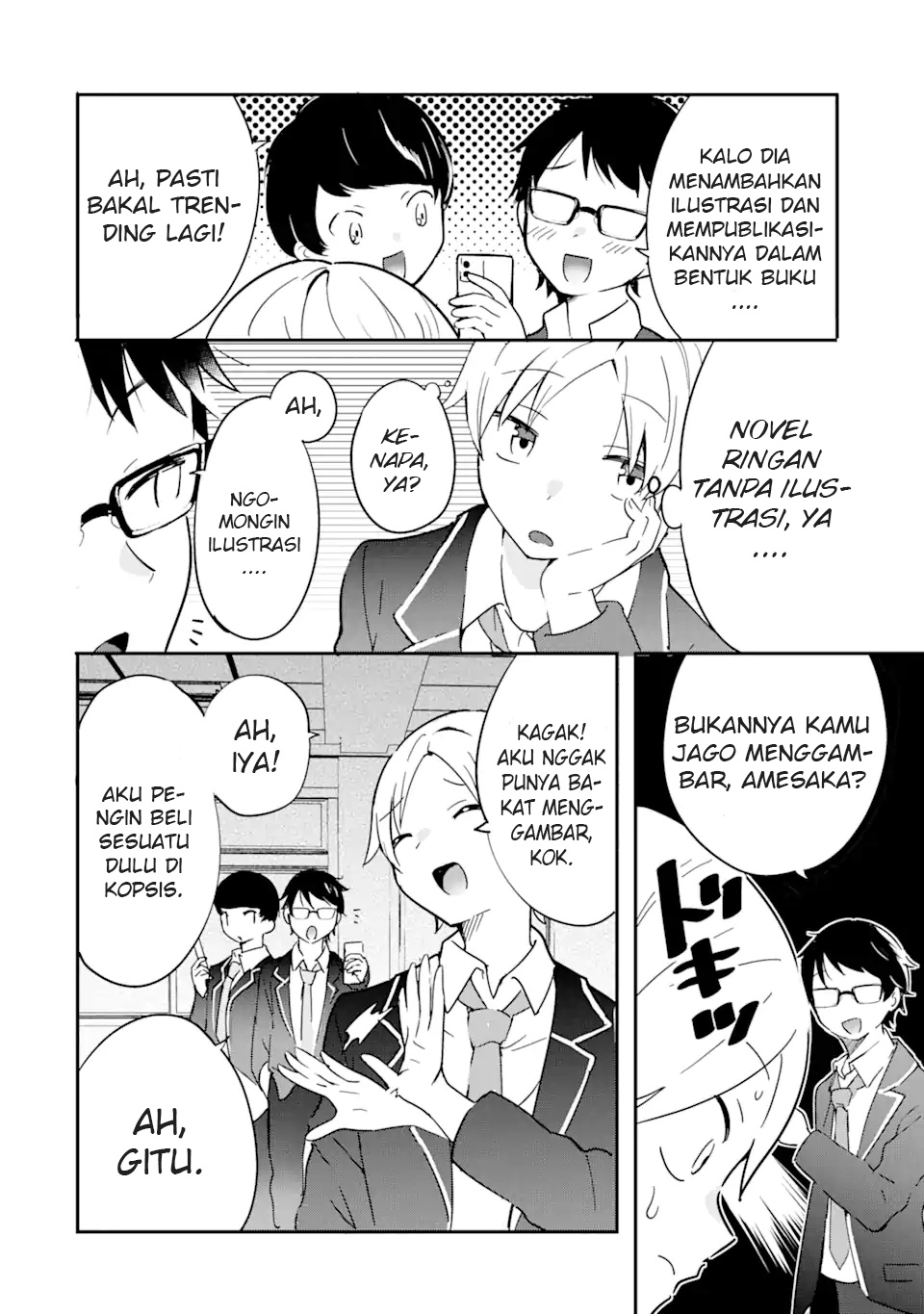 Gakuen 1 no Bishoujo wa x x Eshi no Ore ni Horeteiru!? (The Number 1 Beautiful Girl in the School is in Love With Me, the XXX Artist.) Chapter 01.1 Gambar 9
