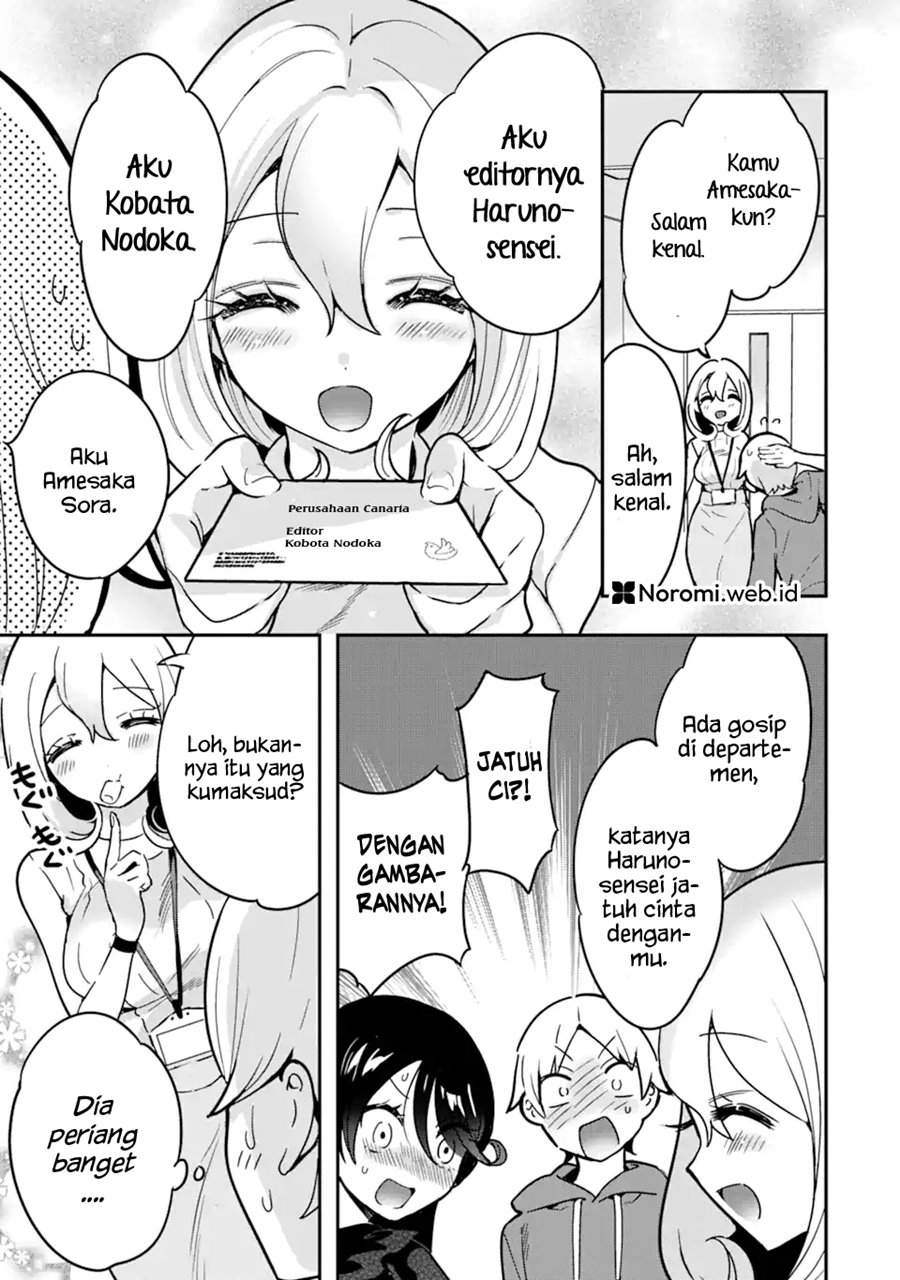 Gakuen 1 no Bishoujo wa x x Eshi no Ore ni Horeteiru!? (The Number 1 Beautiful Girl in the School is in Love With Me, the XXX Artist.) Chapter 04.1 Gambar 7