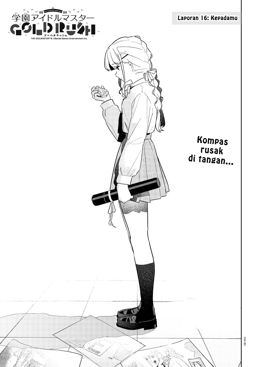 Gakuen Idolm@ster Gold Rush Chapter 16 Gambar 1