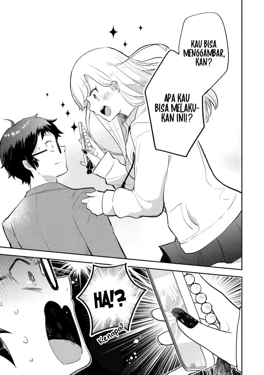 Gal ni Yasashii Otaku-kun Chapter 01.1 Gambar 13