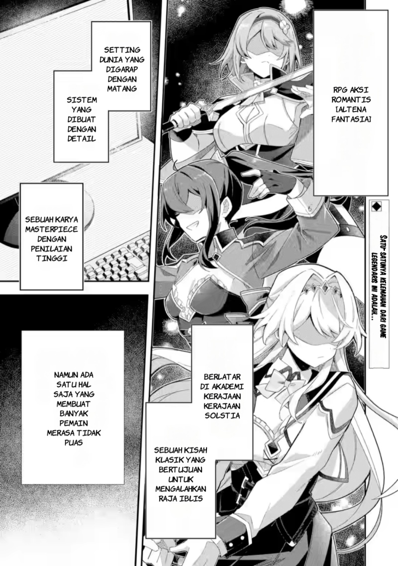 Game Sekai no mobu akuyaku ni tensei shita node Last bos wo mezashite mita Chapter 01 Gambar 2