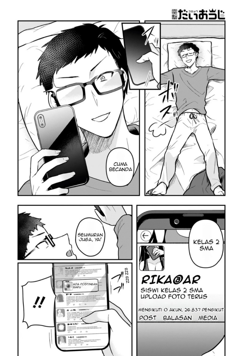 Gari Tsutomu-kun to Uraaka-san – Sanzan Osewa ni Natteiru Ero-kei Uraaka Joshi no Shoutai ga Kurasu no Idol Datta Ken Chapter 01 Gambar 7
