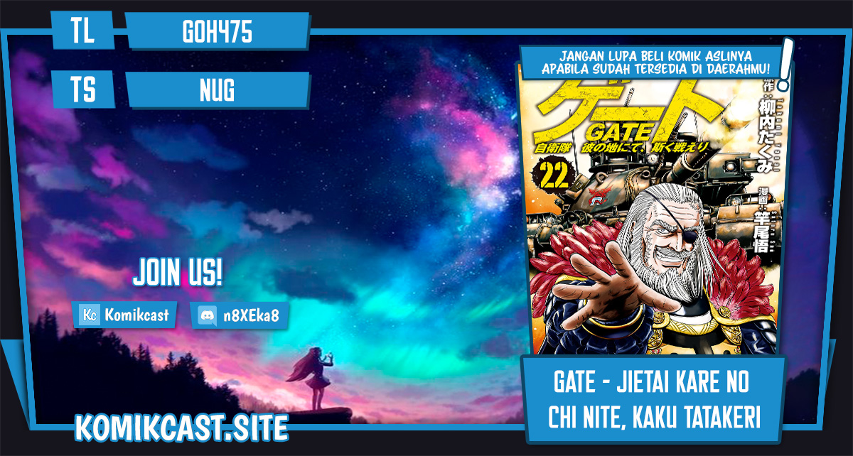 Gate – Jietai Kare no Chi nite, Kaku Tatakeri Chapter 121 Gambar 1