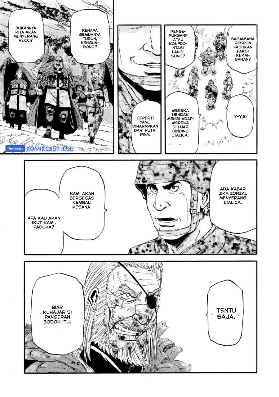 Gate – Jietai Kare no Chi nite, Kaku Tatakeri Chapter 128 Gambar 28