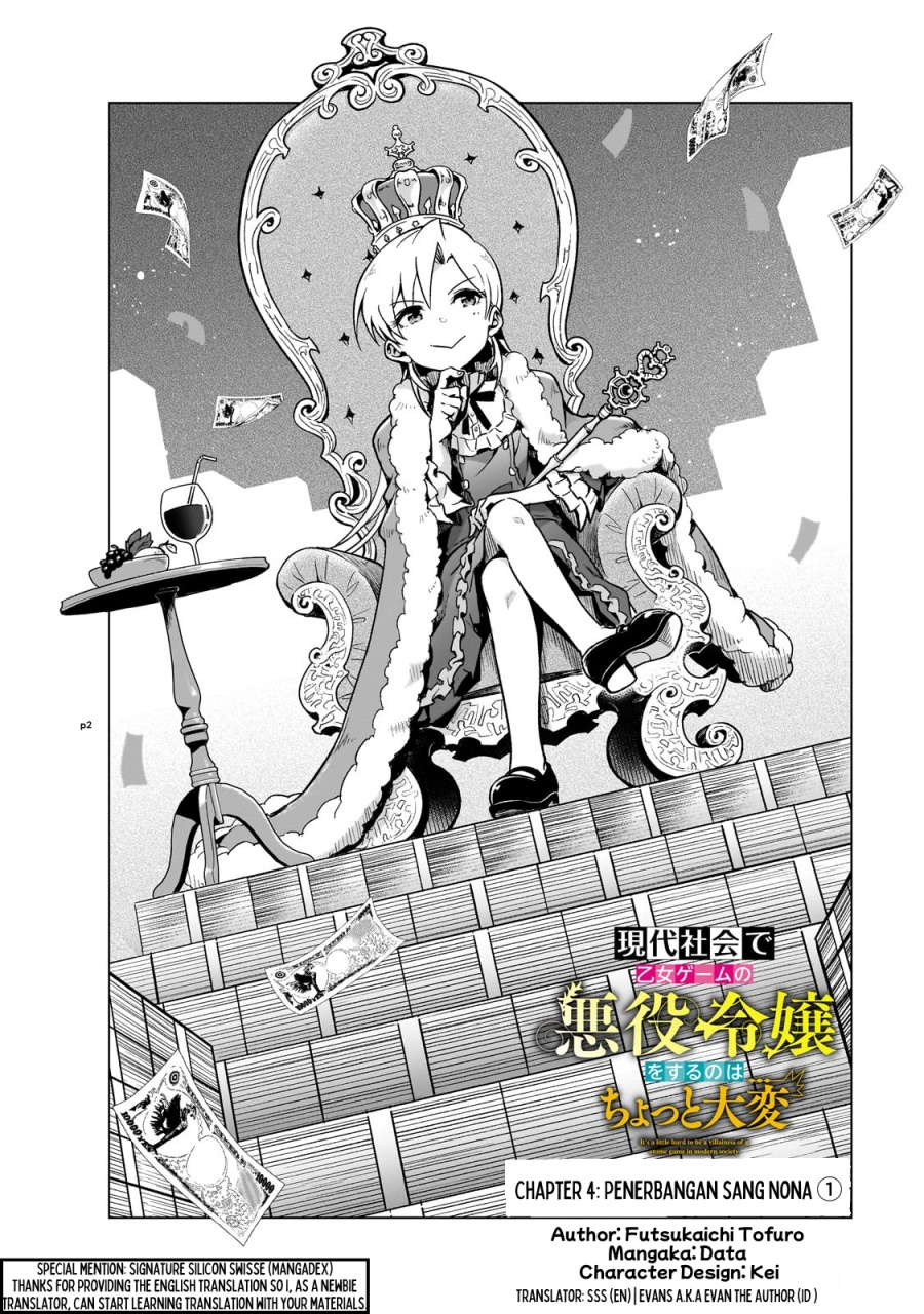Gendai Shakai de Otome Game no Akuyaku Reijou wo suru no wa Chotto Taihen Chapter 04 Gambar 2