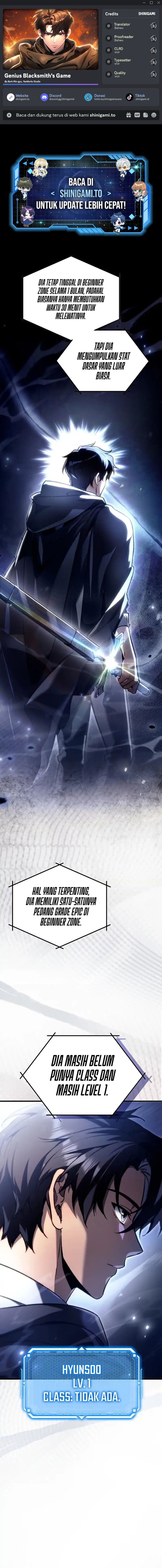 Genius Blacksmith’s Game Chapter 04 Gambar 1