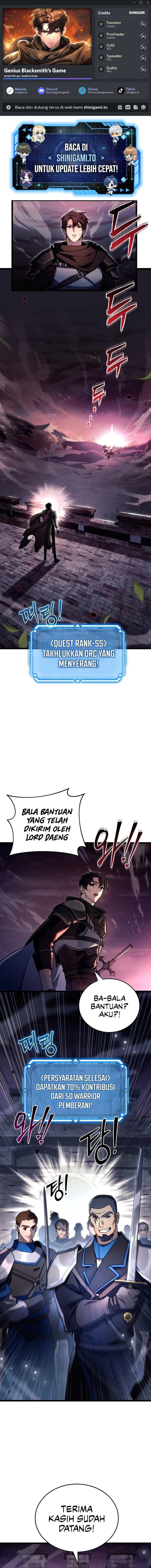 Genius Blacksmith’s Game Chapter 08 Gambar 1