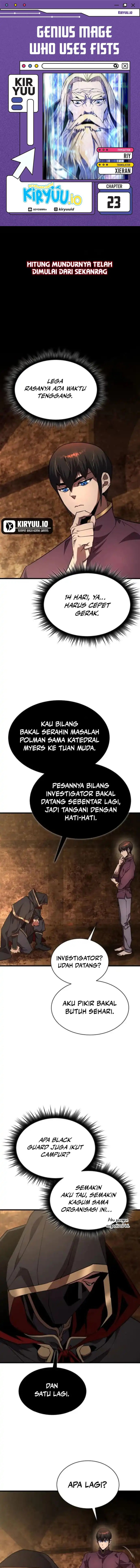 Genius Mage Who Uses Fists Chapter 23 Gambar 1