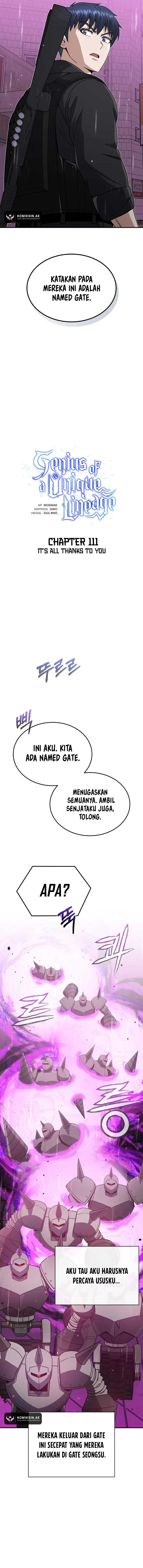 Genius of the Unique Lineage Chapter 111 Gambar 9