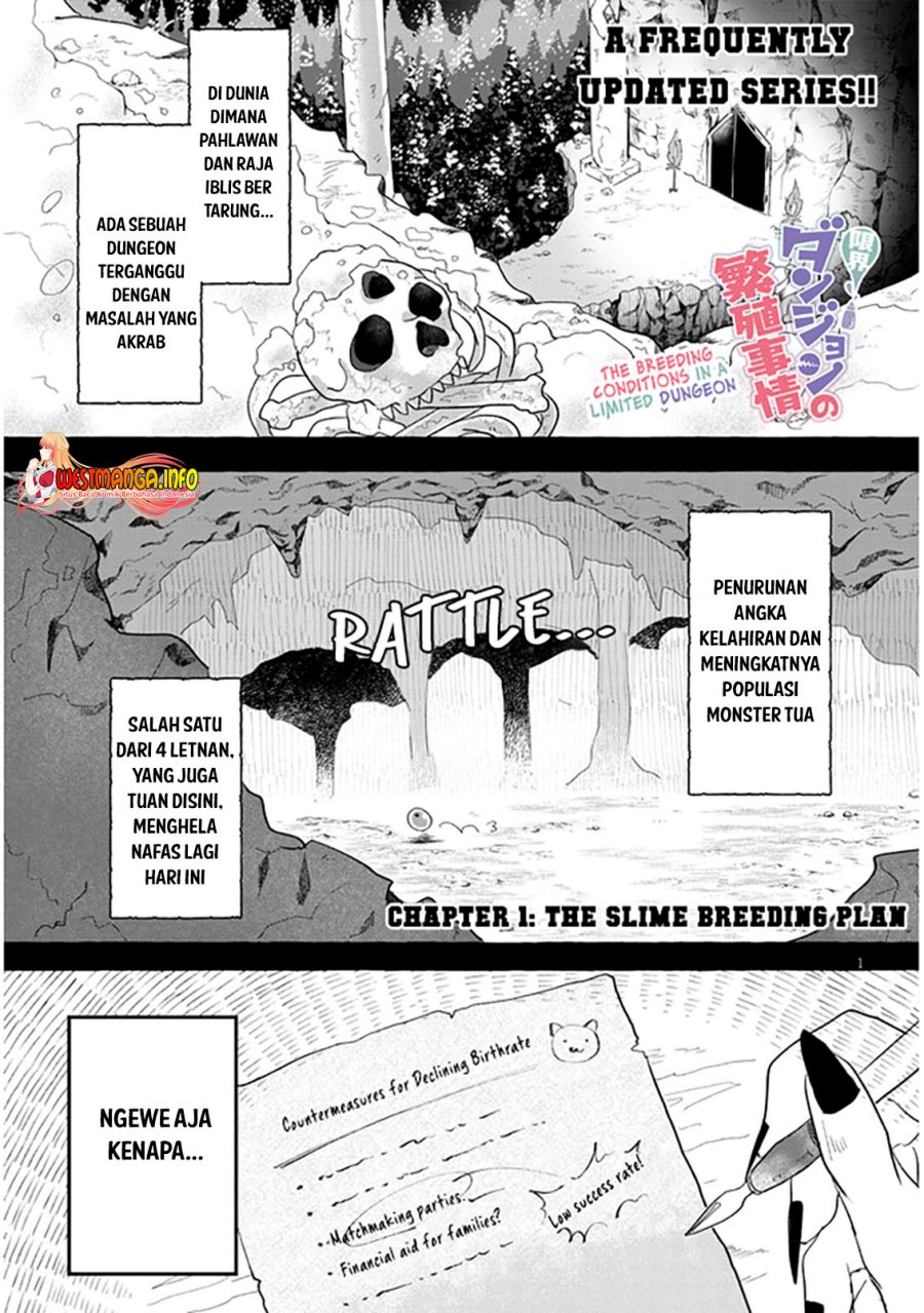 Genkai Dungeon no Hanshoku Jijou Chapter 01 Gambar 3