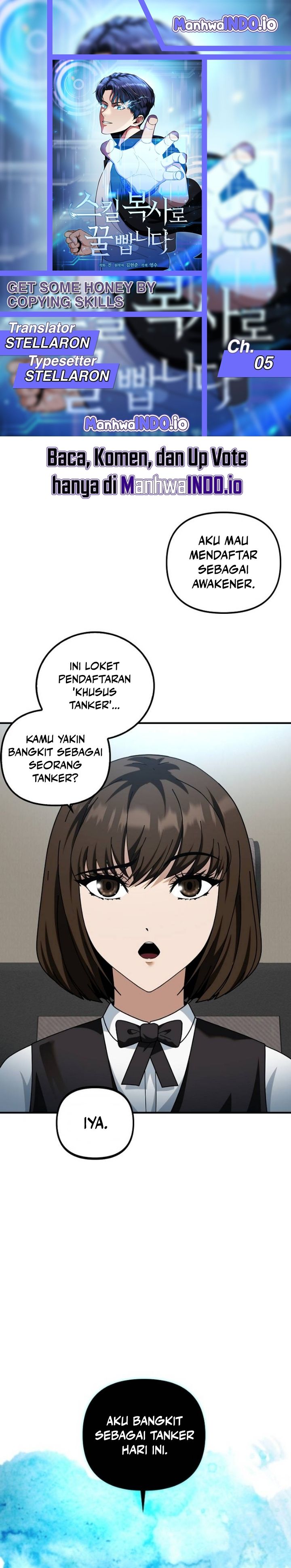 Get Some Honey by Copying Skills Chapter 05 Gambar 1
