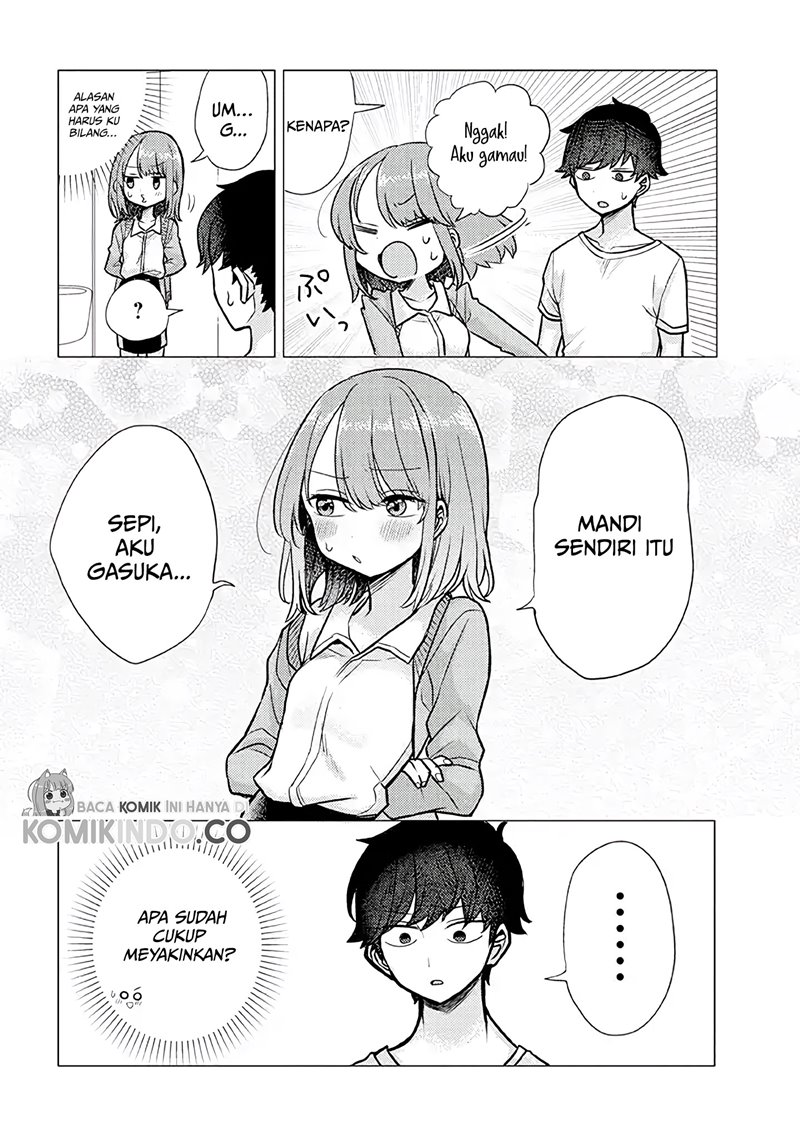 Girlfriend Who Absolutely Doesn’t Want to Take a Bath VS Boyfriend Who Absolutely Wants Her to Take a Bath Chapter 21 Gambar 3