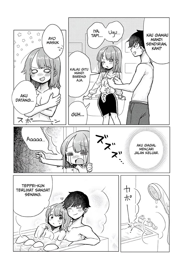 Girlfriend Who Absolutely Doesn’t Want to Take a Bath VS Boyfriend Who Absolutely Wants Her to Take a Bath Chapter 21 Gambar 5