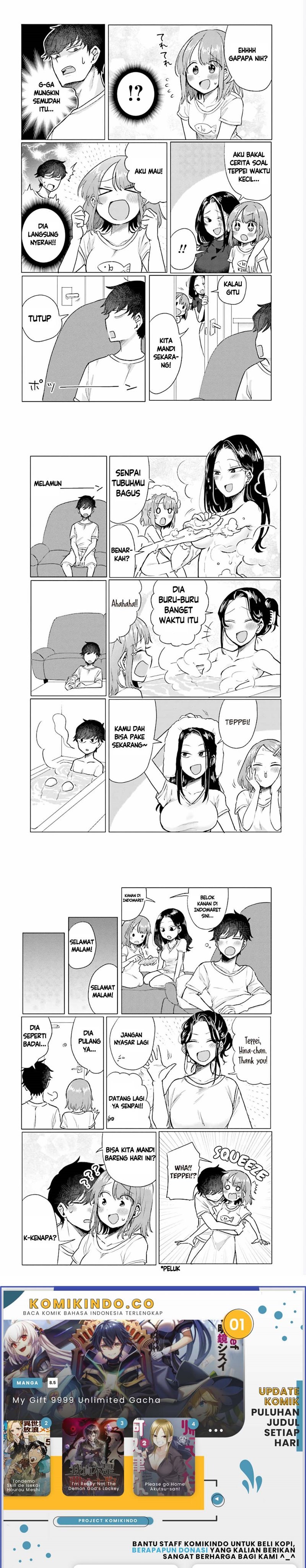 Girlfriend Who Absolutely Doesn’t Want to Take a Bath VS Boyfriend Who Absolutely Wants Her to Take a Bath Chapter 40 Gambar 3