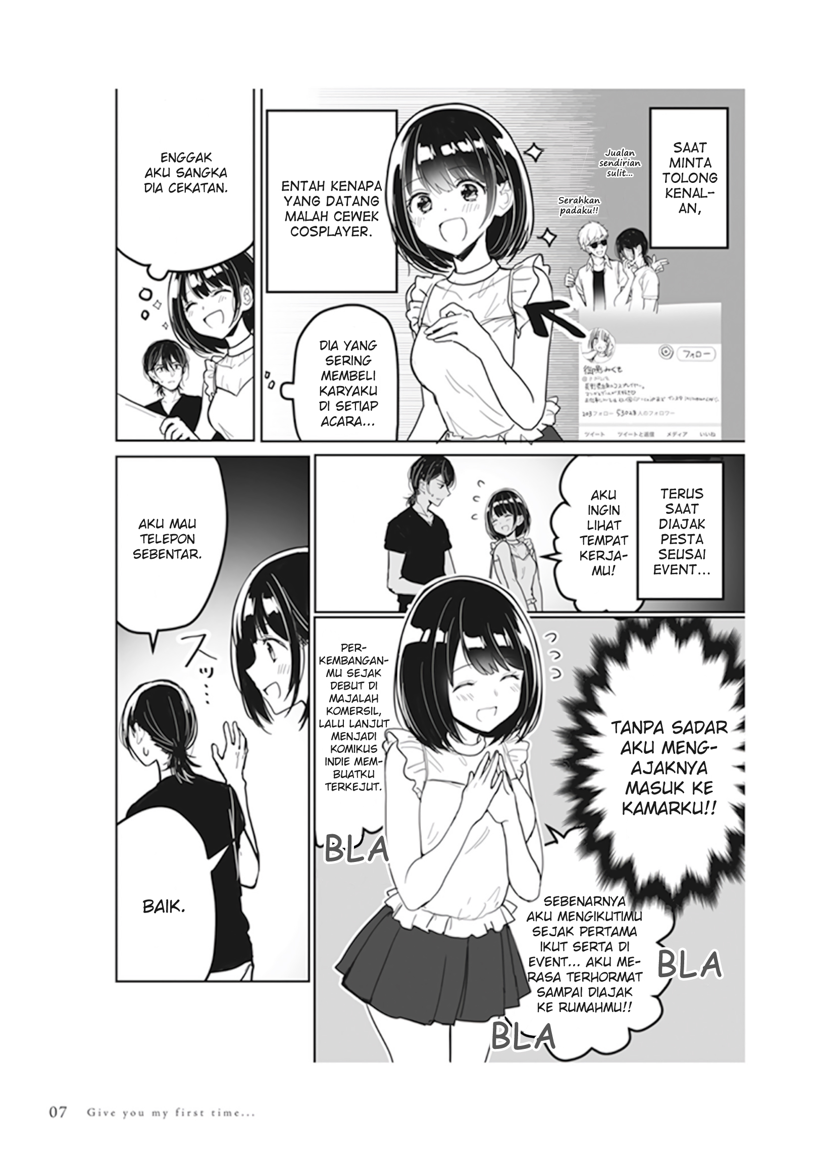 Give You My First Time… Chapter 01.1 Gambar 3