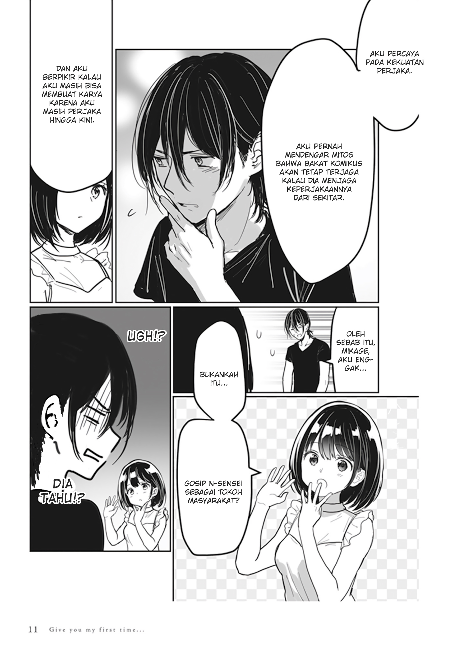 Give You My First Time… Chapter 01.1 Gambar 7