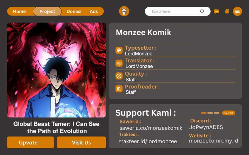 Global Beast Tamer: I Can See the Path of Evolution Chapter 07 Gambar 1