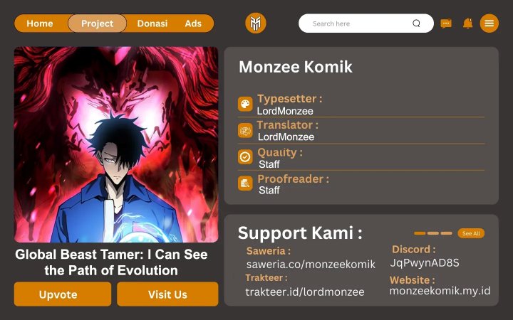 Global Beast Tamer: I Can See the Path of Evolution Chapter 19 Gambar 1