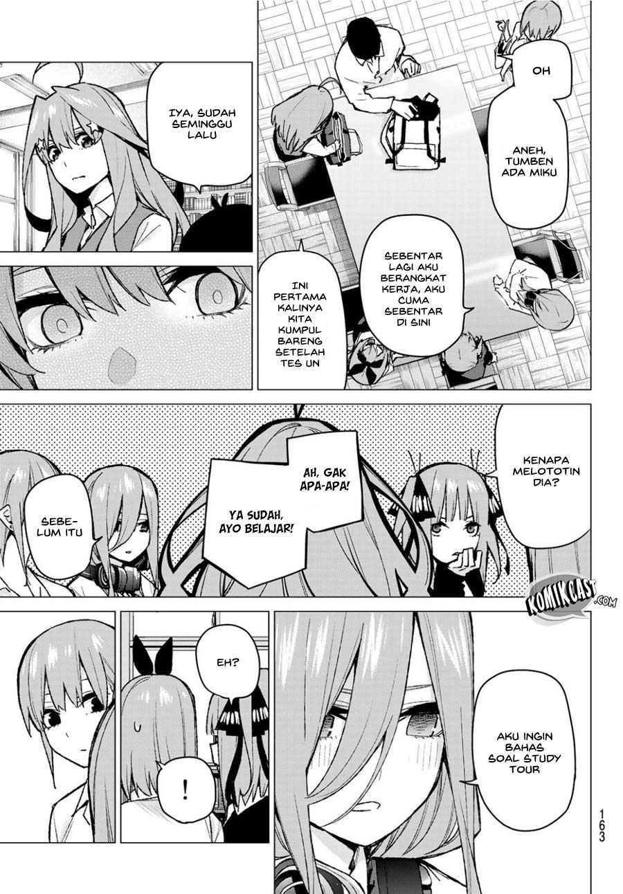 Go-toubun no Hanayome Chapter 78 Gambar 12