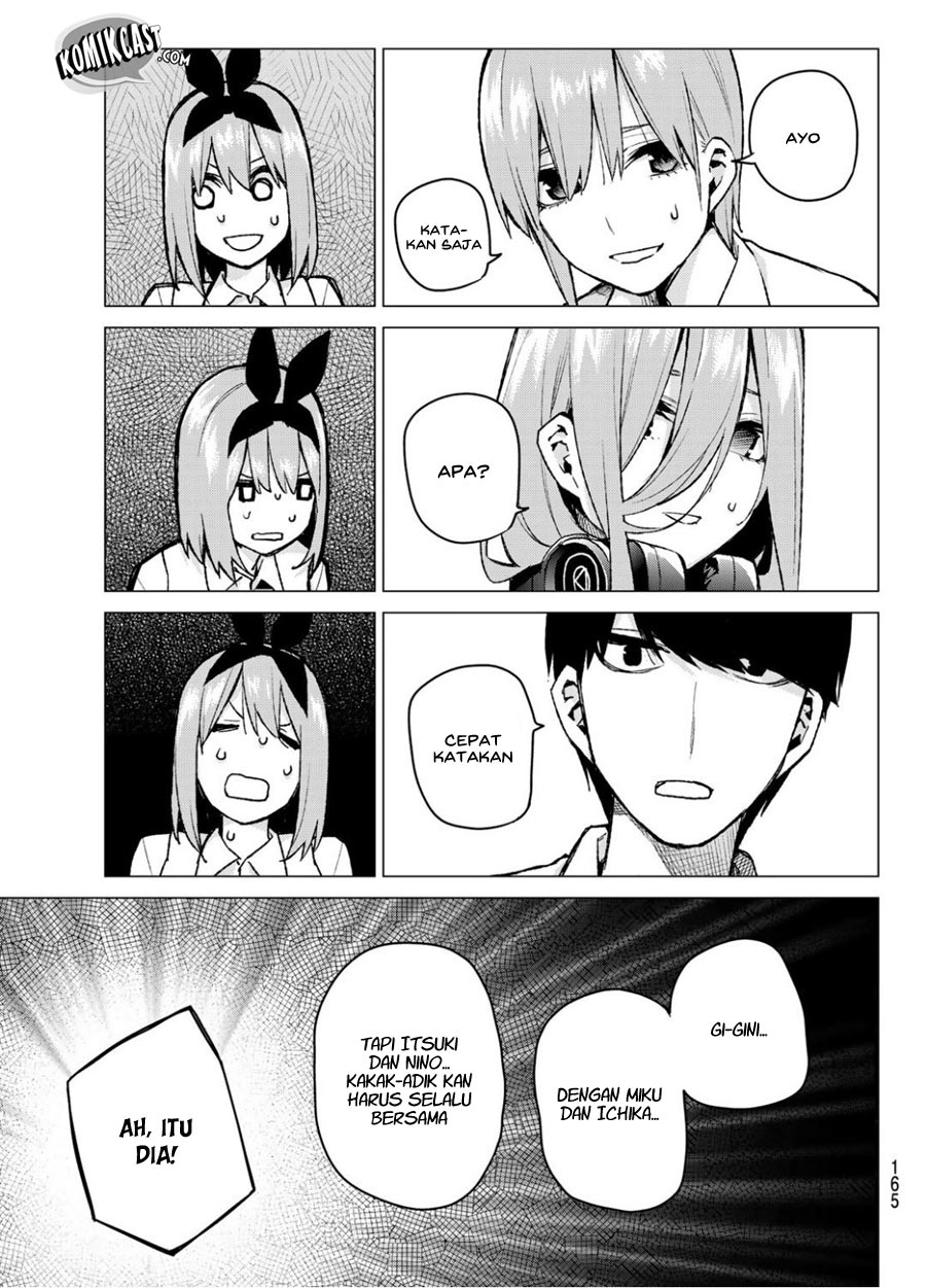 Go-toubun no Hanayome Chapter 78 Gambar 14