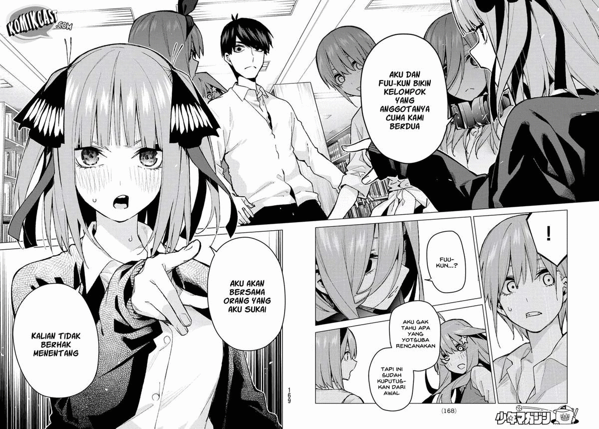 Go-toubun no Hanayome Chapter 78 Gambar 17