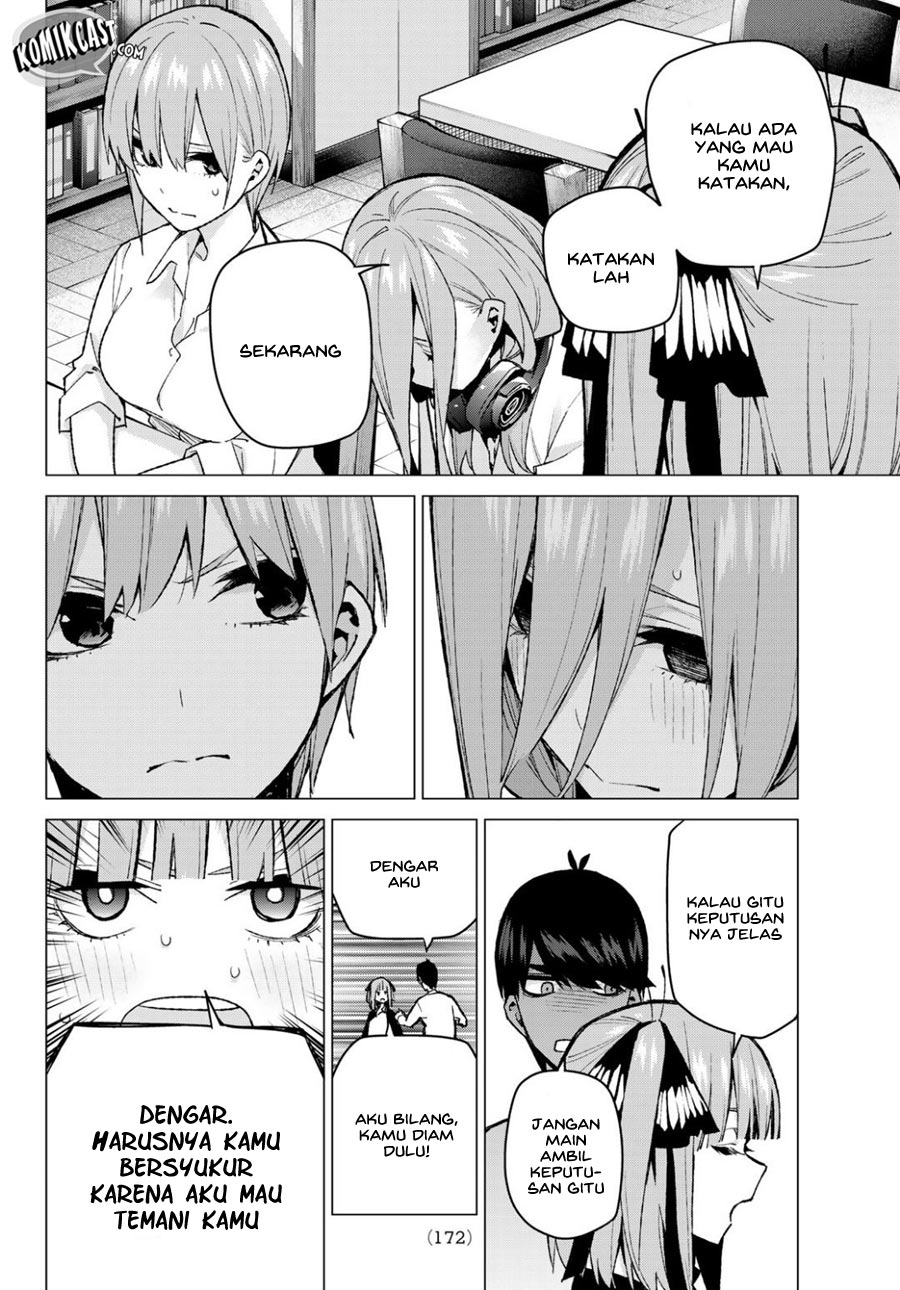 Go-toubun no Hanayome Chapter 78 Gambar 20